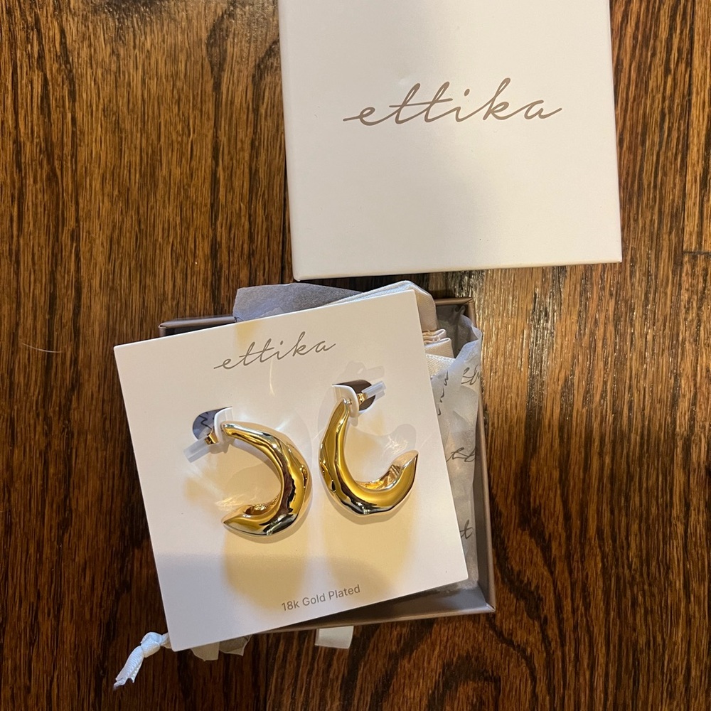 Ettika Gold Earrings